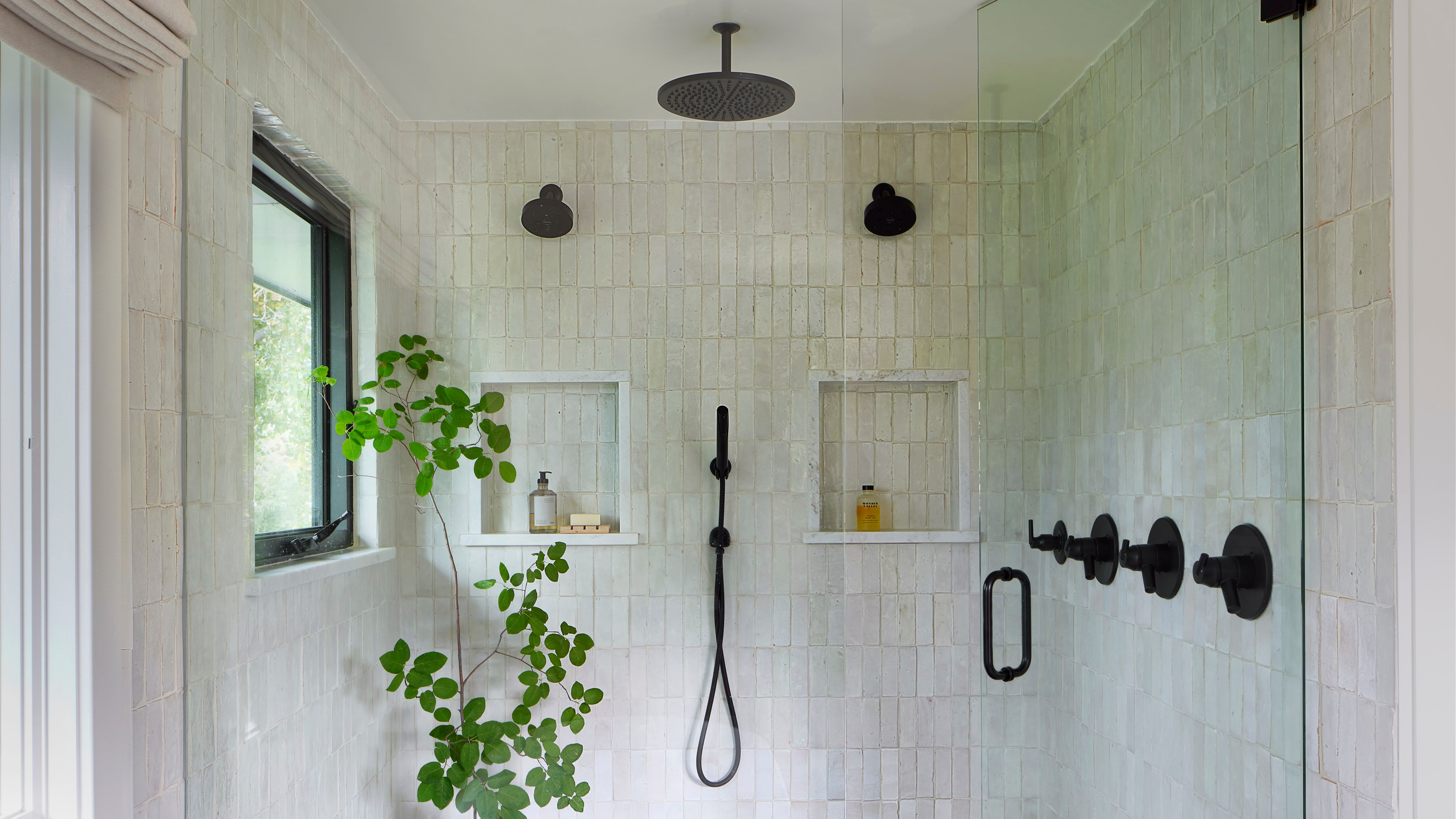 Modern walk-in shower conversion in Bergen County NJ