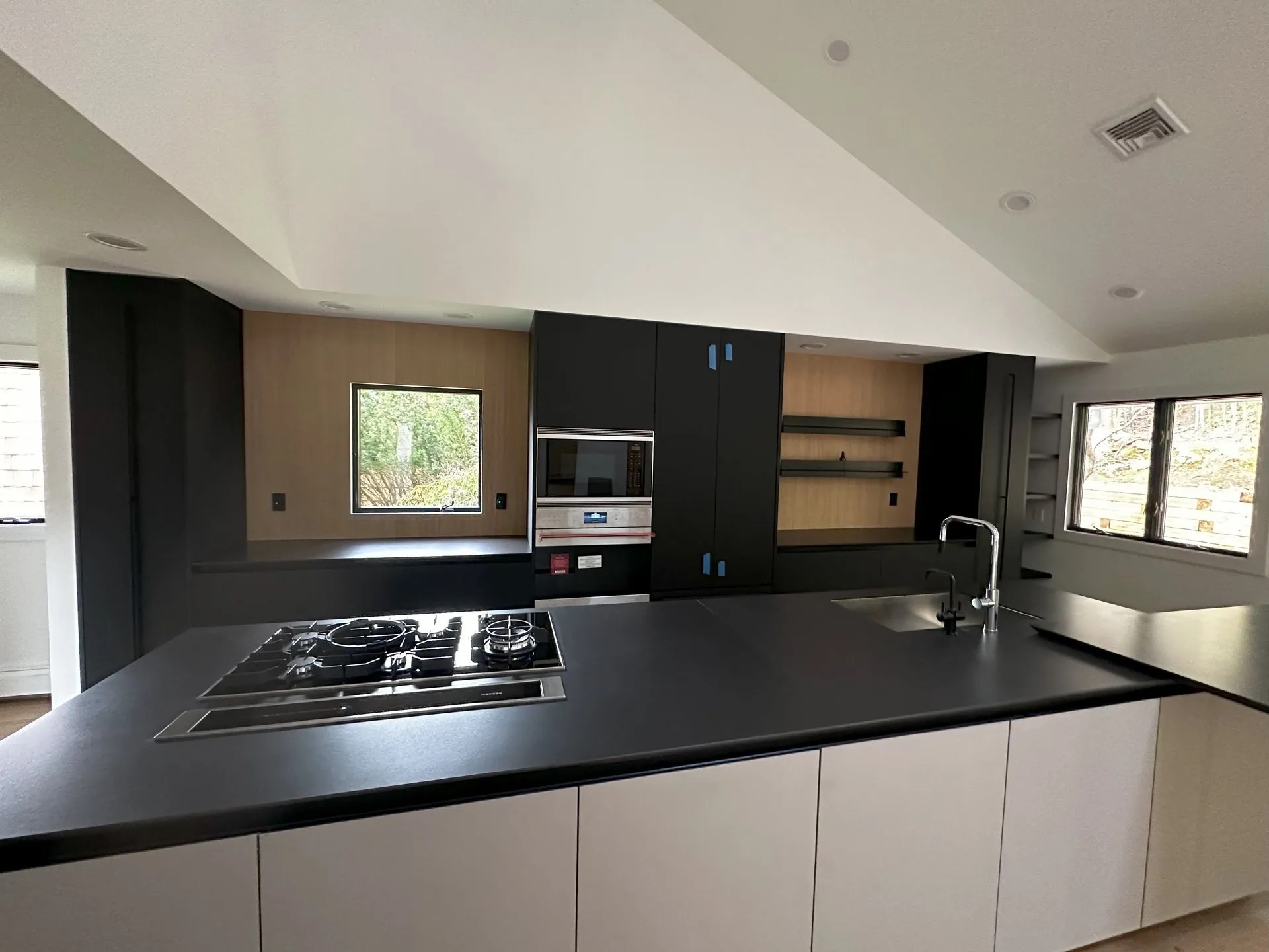 Contemporary European Kitchen in Tenafly, NJ by Modern Heritage Remodelers